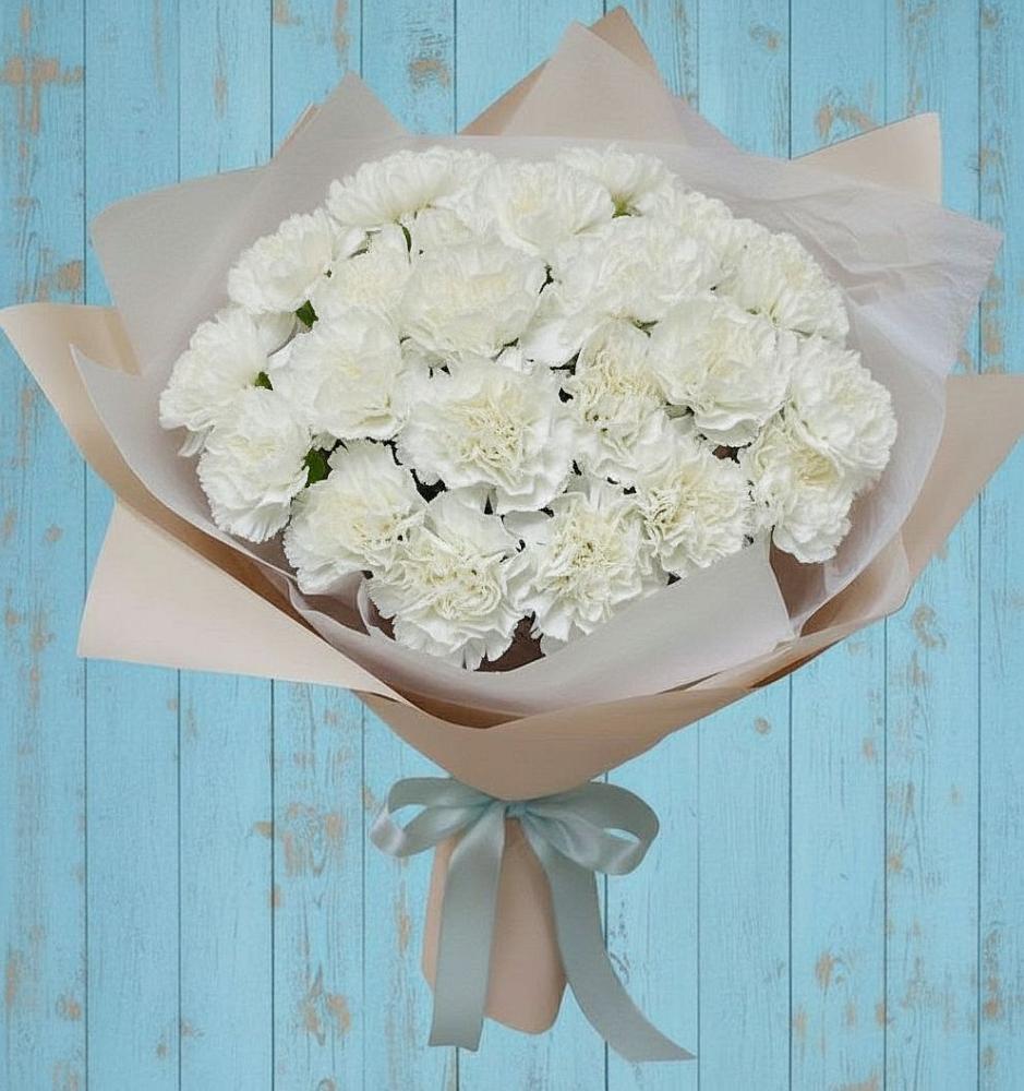 Букет цветов из: Гвоздики в Заозерске