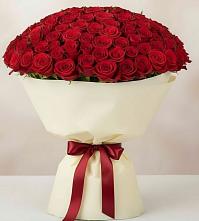 Букет 101 Красная роза Милано #REPLACE_PRED# Заозерске