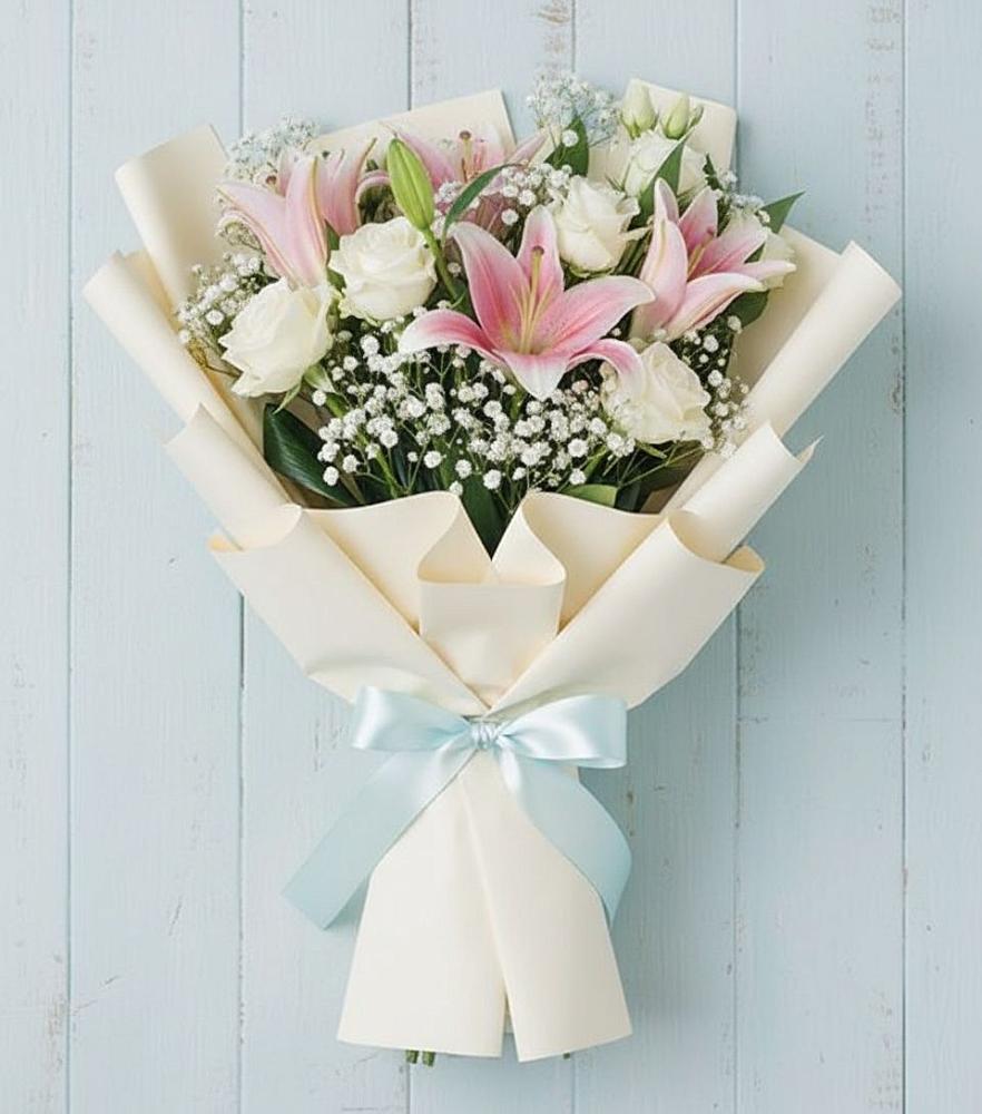 Букет цветов из: Лилии в Заозерске