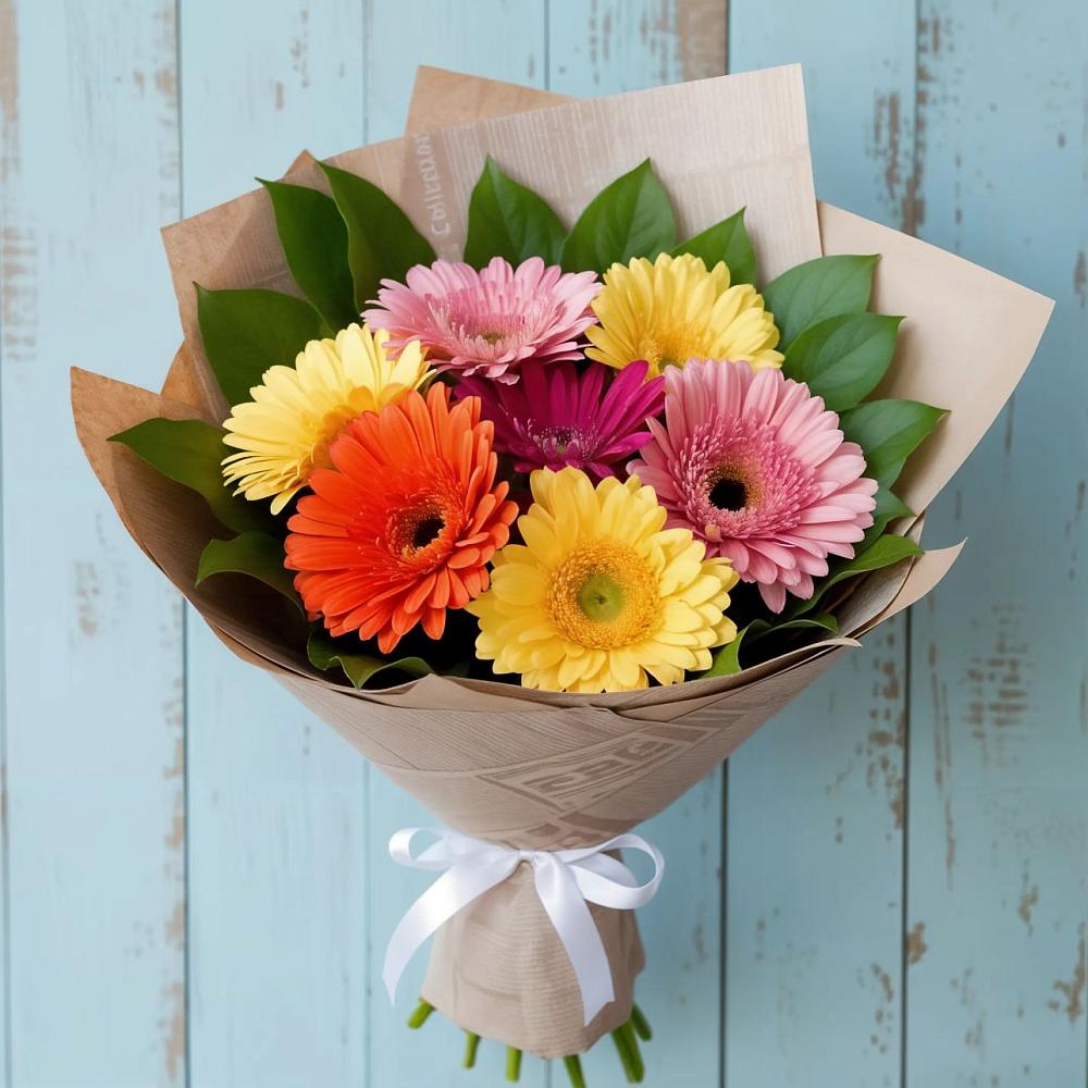 Букет цветов из: Герберы в Заозерске