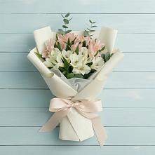 Букет цветов из:  Альстромерии в Заозерске