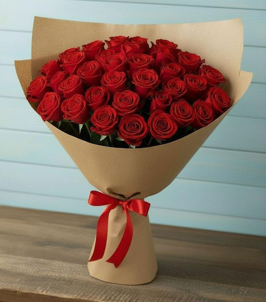 Букет Красные розы Милано в Заозерске