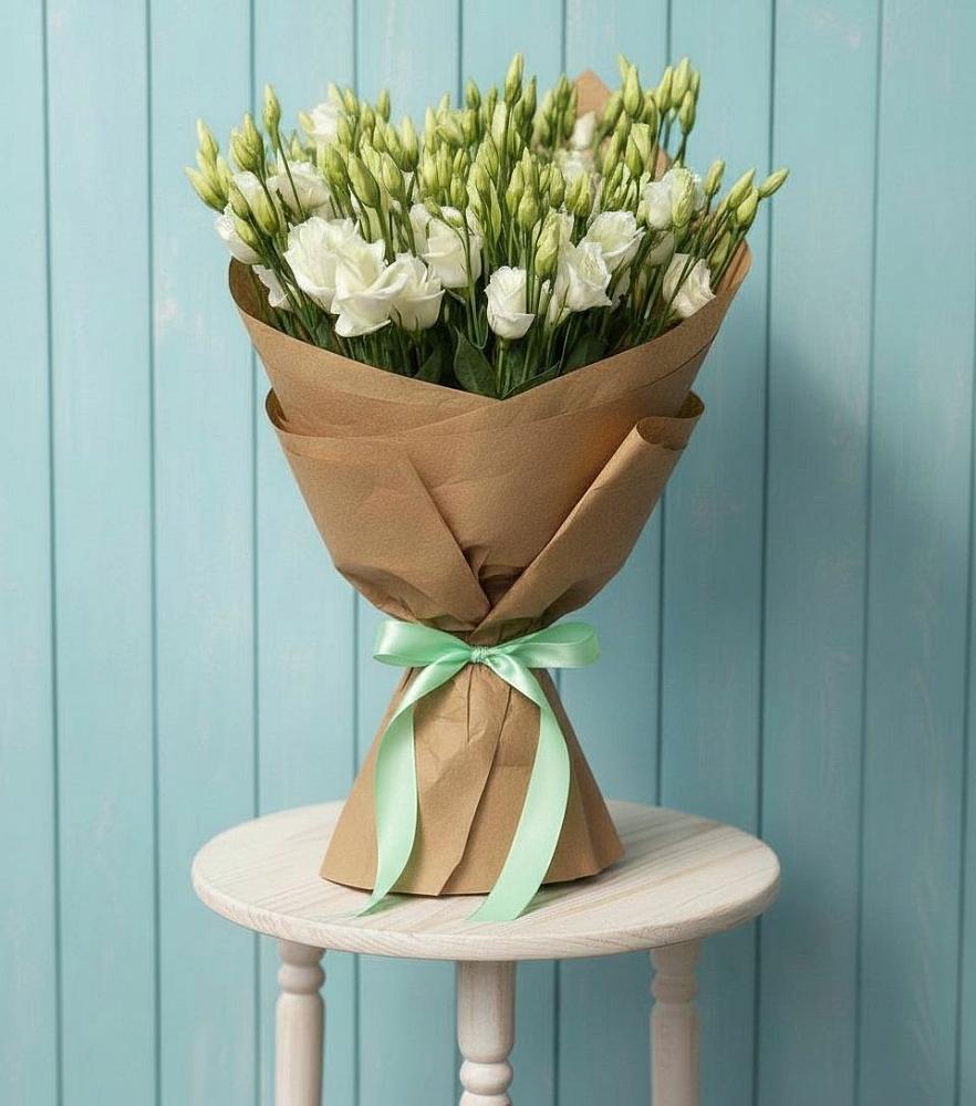 Букет цветов из: Лизиантусы в Заозерске