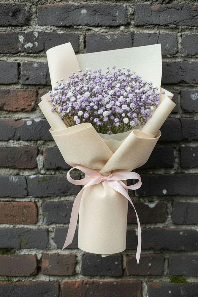 Букет цветов из: Гипсофила в Заозерске