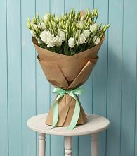 Букет цветов из:  Лизиантусы в Заозерске