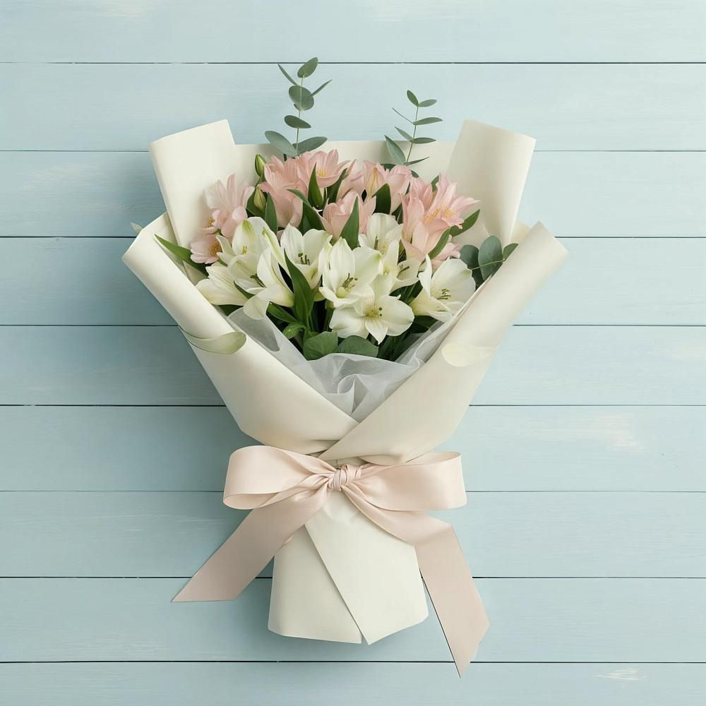 Букет цветов из: Альстромерии в Заозерске