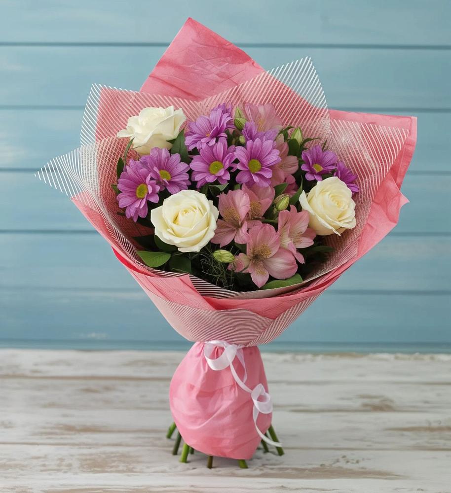 Букет цветов из: Герберы в Заозерске